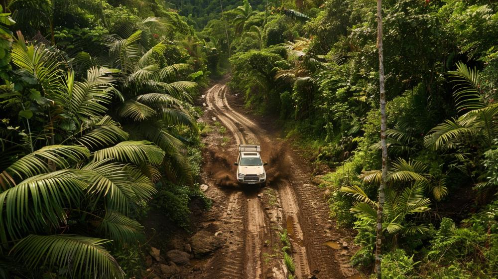 Parce que la Martinique reste une île à la terre parfois sauvage, la location d'une voiture tout-terrain est parfois indispensable